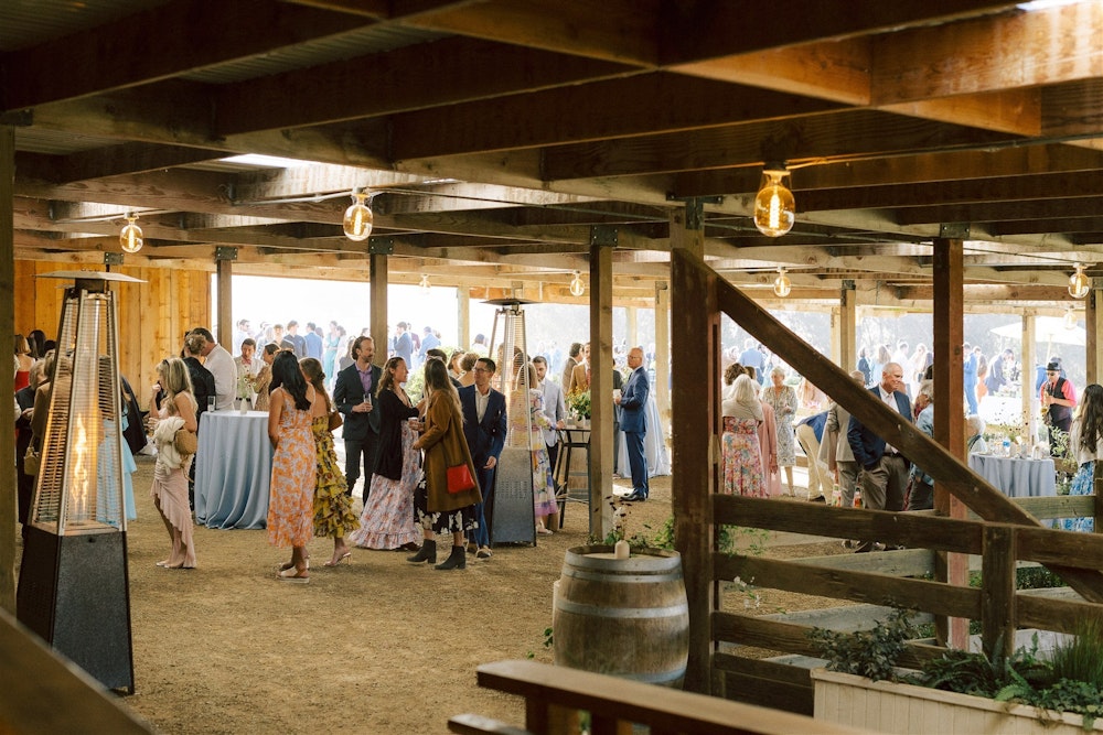 Barn reception at The Haven at Tomales RW21