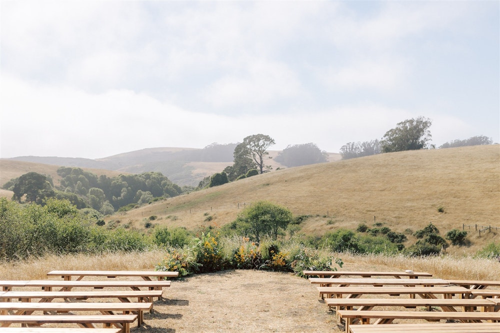 Ceremony view at The Haven at Tomales RW12