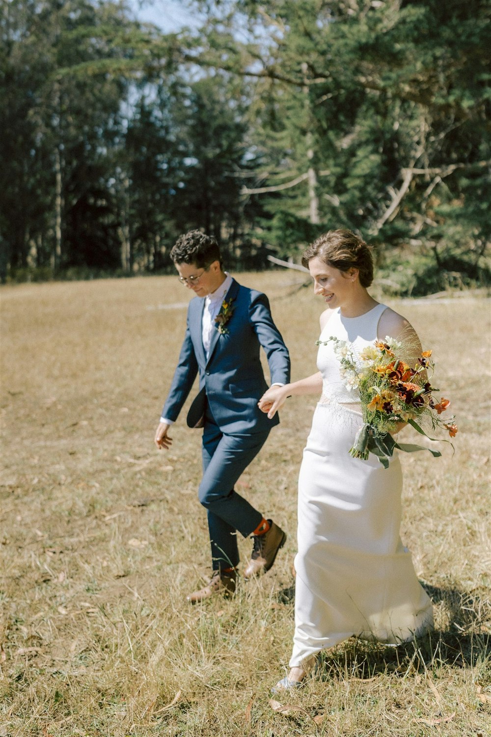 Wedding couple at The Haven at Tomales RW11